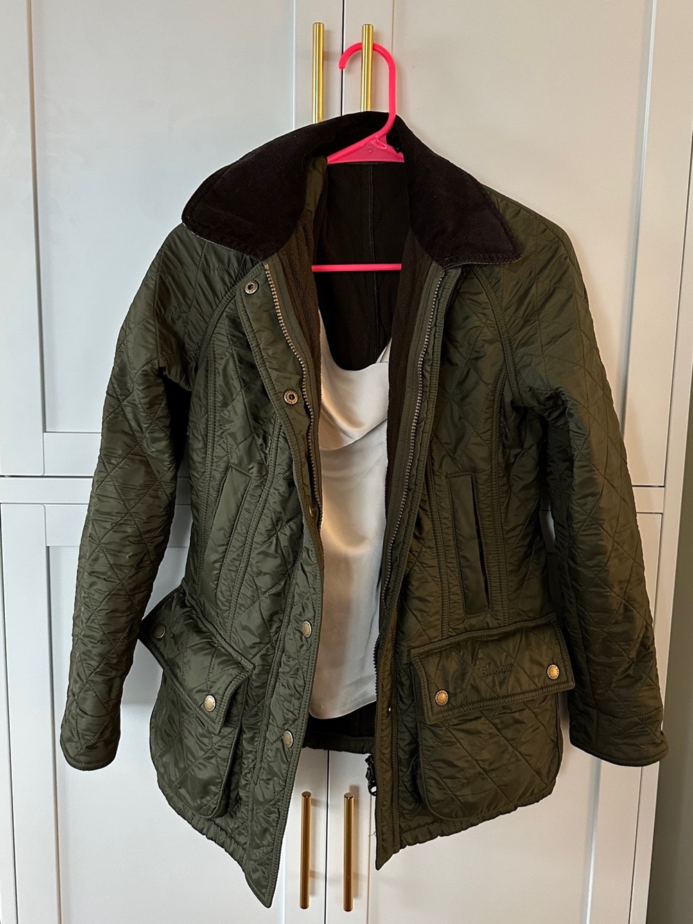 Barbour Beadnell Polarquilt Jacket Green - Picture 7 of 10